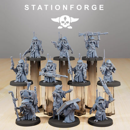 Scavenger Junkard by Station Forge 28/32mm Scale Miniature, 28mm tall, 10 Units, Proxy, Grimdark, Sci-Fi, OPR