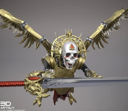 Blood Host Leader by 3DArtGuy 32mm scale, 50mm or 100mm, Miniature War Gaming Figure