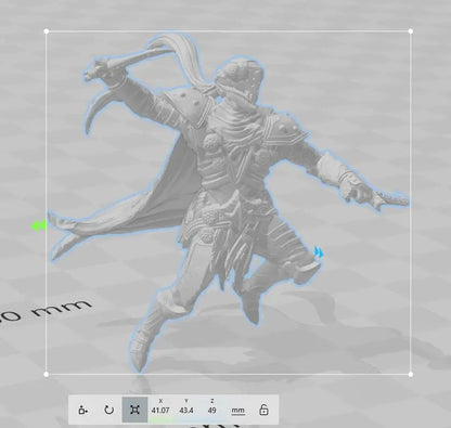 Marawi Assassin by Papsikels Miniature, 50mm Miniature, 32mm Heroic Scale, War Gaming, Proxy, Trench Crusade, Tabletop gaming
