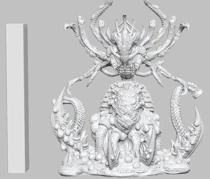 Matriarch (Birthing) by 3DArtGuy 32mm scale, 50mm or 100mm, Miniature War Gaming Figure