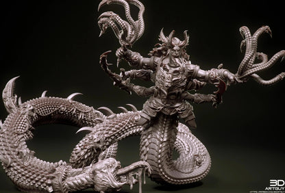 Giant Snake by 3DArtGuy 28/32mm scale, 50mm or 100mm, Miniature War Gaming Figure