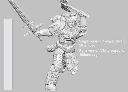 Frost Warrior by 3DArtGuy 32mm scale, 50mm, Miniature War Gaming Figure