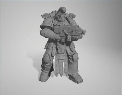 Space Smurf by 3DArtGuy 28/32mm scale, 50mm or 100mm, Miniature War Gaming Figure, Grim Dark, Proxy, Ultra, Marine, Smurf, XIII