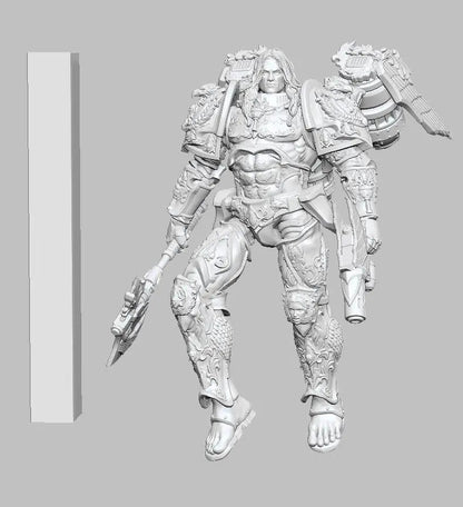 Blood Host Leader by 3DArtGuy 32mm scale, 50mm or 100mm, Miniature War Gaming Figure