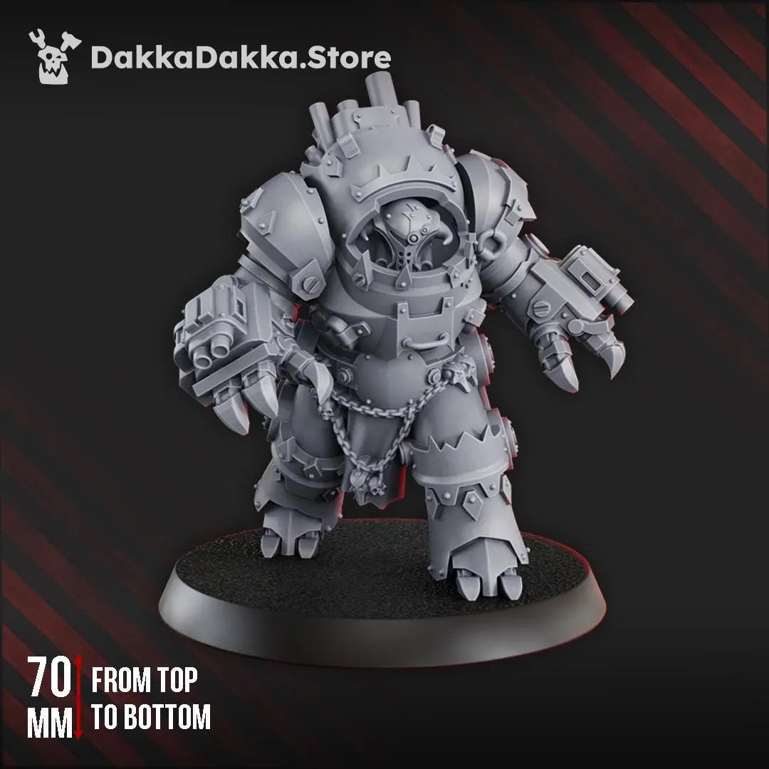 Gorgwork Mechdread by DakkaDakka 28mm Heroic Scale Miniature, 70mm tall