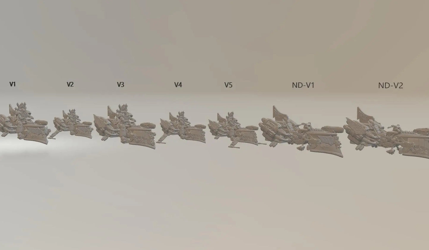 Bike - Hover Bike by 3DArtGuy 32mm scale, 50mm or 100mm, Miniature War Gaming Figure, Grim Dark, Proxy, Bikes, Vehicles, Marine, Angels