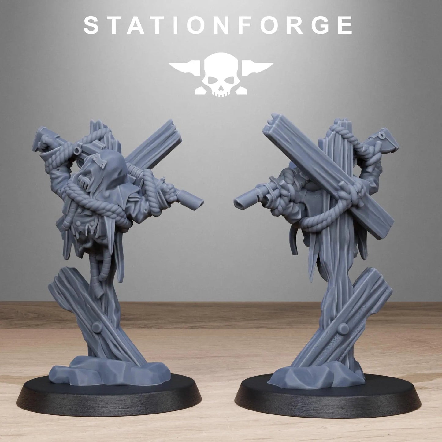 GrimGuard Objective Markers by Station Forge 28/32mm Heroic Scale Miniature, 10 Markers, Proxy, Grimdark, Sci-Fi, OPR, Trench Crusade