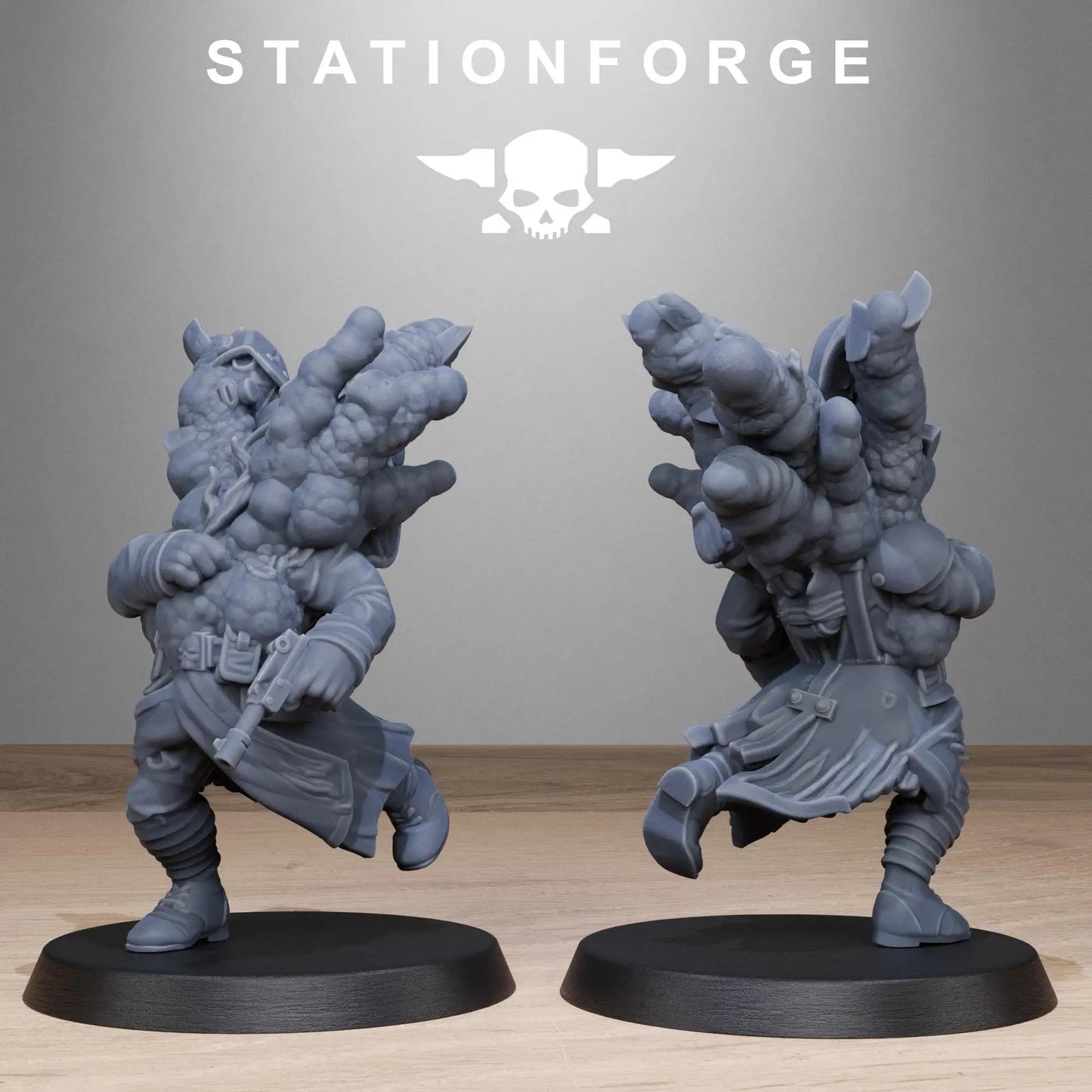 GrimGuard Objective Markers by Station Forge 28/32mm Heroic Scale Miniature, 10 Markers, Proxy, Grimdark, Sci-Fi, OPR, Trench Crusade