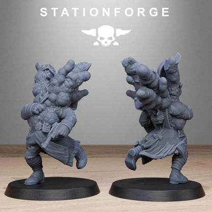 GrimGuard Objective Markers by Station Forge 28/32mm Heroic Scale Miniature, 10 Markers, Proxy, Grimdark, Sci-Fi, OPR, Trench Crusade
