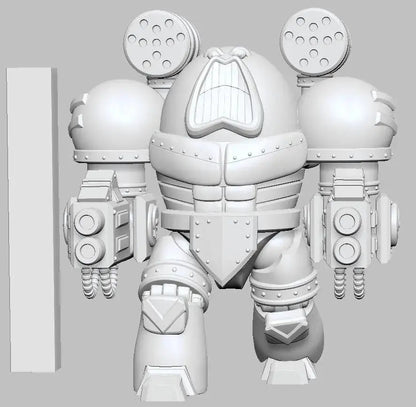 Star Defender Titan by 3DArtGuy 28/32mm scale, 85mm, Miniature War Gaming Figure, Grim Dark, Space, Proxy, Space King