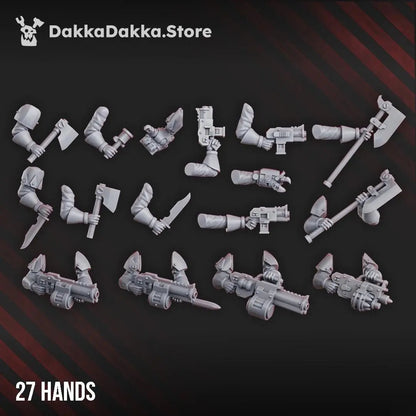 Gorggrot Tactic Squad by DakkaDakka 28mm Heroic Scale Miniature, 29mm tall, 10 Units