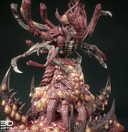 Matriarch (Birthing) by 3DArtGuy 32mm scale, 50mm or 100mm, Miniature War Gaming Figure