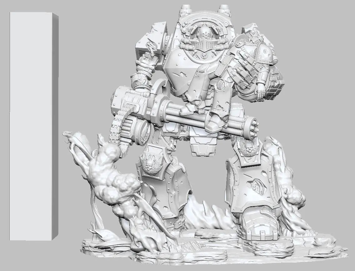 Venerable One by 3DArtGuy 32mm scale, 50mm or 100mm, Miniature War Gaming Figure