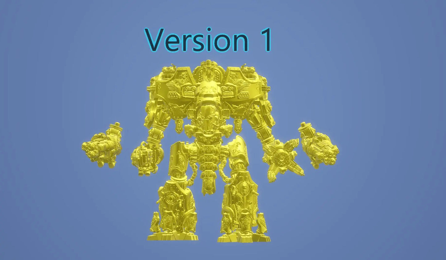 Walking Cathedral by 3DArtGuy 32mm scale, 100mm, 165mm, Miniature War Gaming Figure
