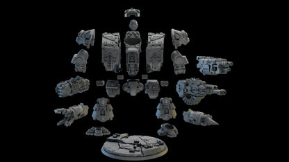 Omega War Hulk by Ghamak Heroic 28/32mm Scale Miniature, 98mm tall