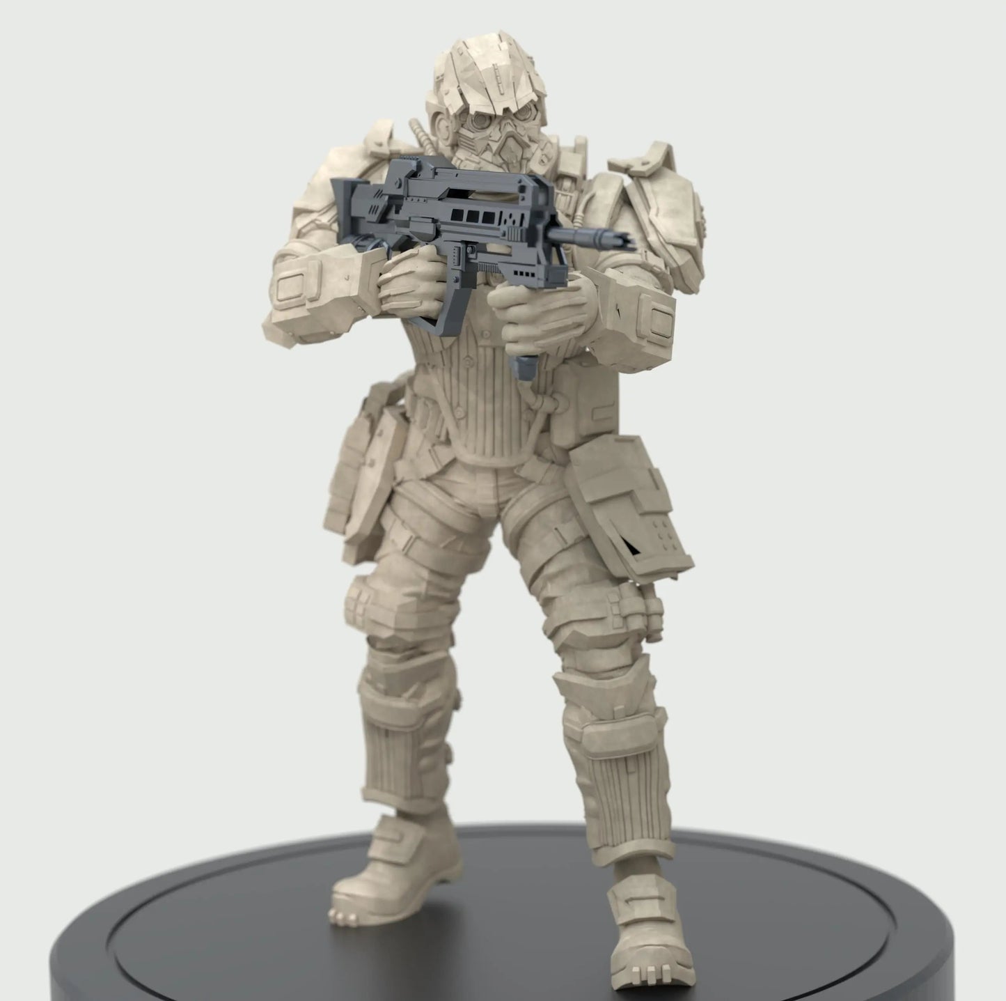 Killzone Assault Trooper by 3DArtGuy 32mm scale, 50mm or 100mm, Miniature War Gaming Figure, gaming, Space, Proxy, Fantasy, Sci-Fi, Trooper