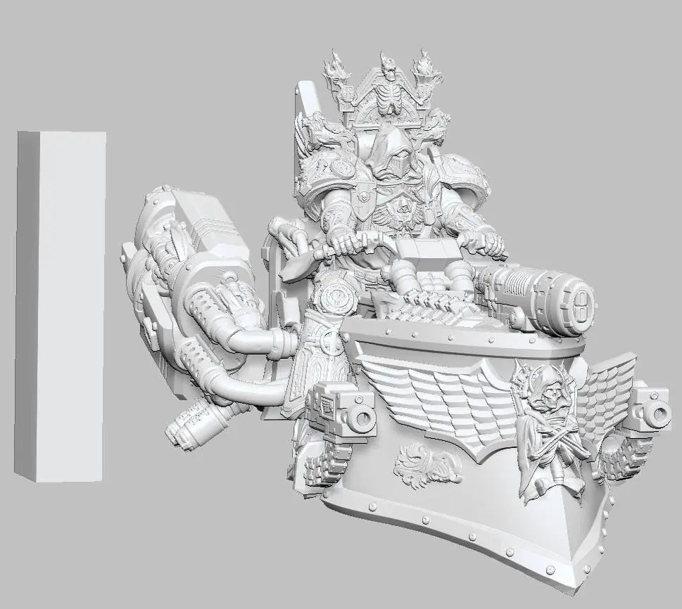 Bike - Hover Bike by 3DArtGuy 32mm scale, 50mm or 100mm, Miniature War Gaming Figure, Grim Dark, Proxy, Bikes, Vehicles, Marine, Angels