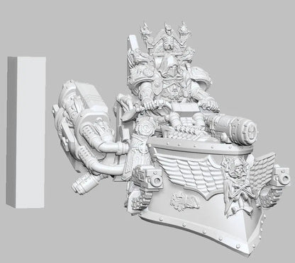 Bike - Hover Bike by 3DArtGuy 32mm scale, 50mm or 100mm, Miniature War Gaming Figure, Grim Dark, Proxy, Bikes, Vehicles, Marine, Angels