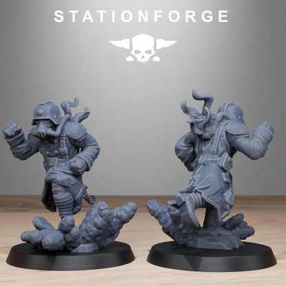 GrimGuard Objective Markers by Station Forge 28/32mm Heroic Scale Miniature, 10 Markers, Proxy, Grimdark, Sci-Fi, OPR, Trench Crusade