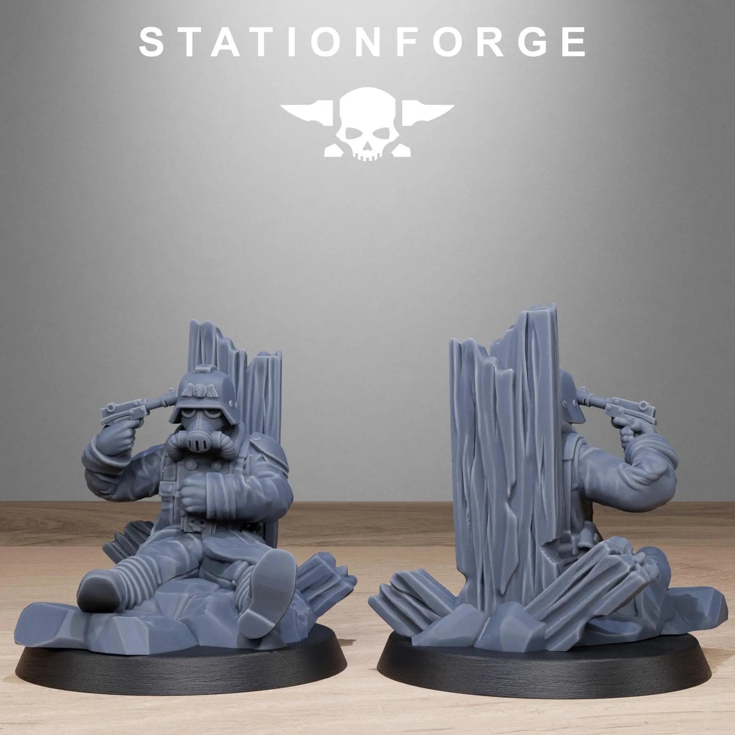 GrimGuard Objective Markers by Station Forge 28/32mm Heroic Scale Miniature, 10 Markers, Proxy, Grimdark, Sci-Fi, OPR, Trench Crusade