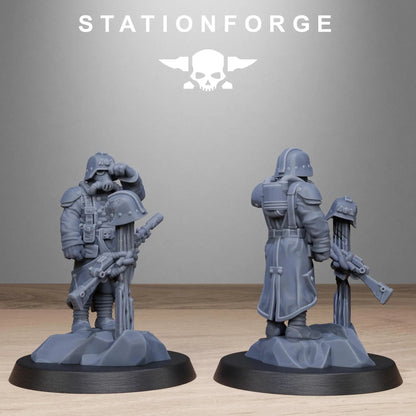 GrimGuard Objective Markers by Station Forge 28/32mm Heroic Scale Miniature, 10 Markers, Proxy, Grimdark, Sci-Fi, OPR, Trench Crusade