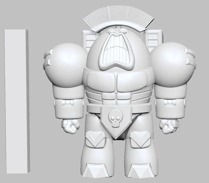 Star Defender Space King by 3DArtGuy 32mm scale, 50mm, Miniature War Gaming Figure, Grim Dark, Space, Proxy, Space King