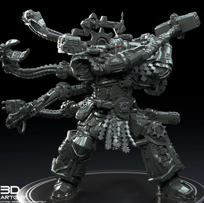 The Relentless One by 3DArtGuy 32mm scale, 50mm or 100mm, Miniature War Gaming Figure