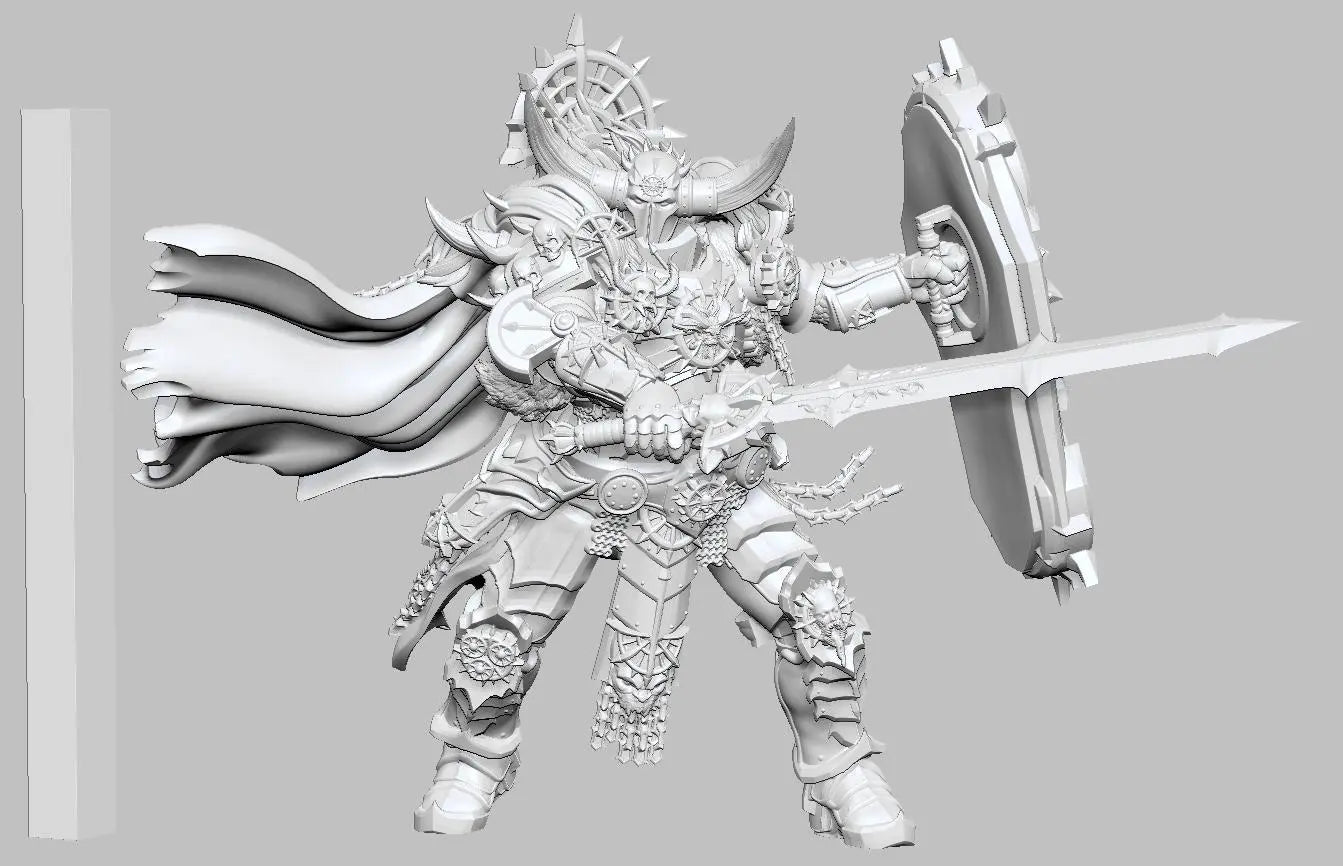 Herald of the Apocalypse by 3DArtGuy 32mm scale, 50mm or 100mm, Miniature War Gaming Figure