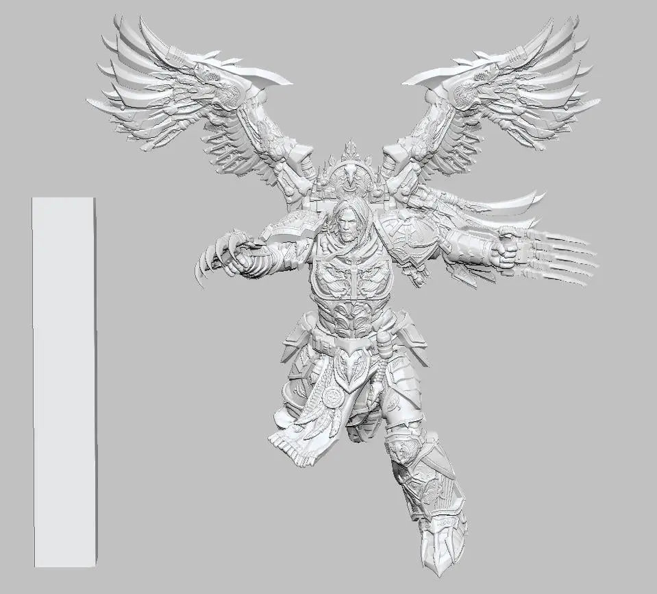 Bird Ninja by 3DArtGuy 28/32mm scale, 50mm or 100m Miniature War Gaming Figure