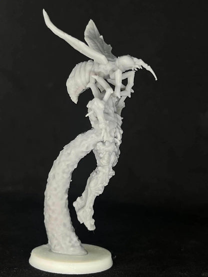 Malignant Fly Grail Thralls by Papsikels Miniature, 4 Figures, 28/32mm Scale, War Gaming, Proxy for Trench Crusade