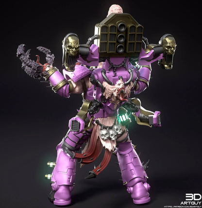 Noisy Junkie by 3DArtGuy 32mm scale, 50mm or 100mm