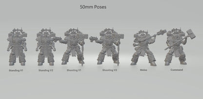 The Relentless One by 3DArtGuy 32mm scale, 50mm or 100mm, Miniature War Gaming Figure