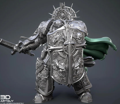 Knight Of Purity by 3DArtGuy 32mm scale, 50mm or 100mm, Miniature War Gaming Figure
