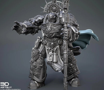 Knight Of Purity by 3DArtGuy 32mm scale, 50mm or 100mm, Miniature War Gaming Figure