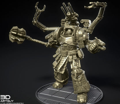 Bitter Genius by 3DArtGuy 32mm scale, 50mm or 100mm, Miniature War Gaming Figure