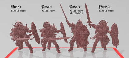 Herald of the Apocalypse by 3DArtGuy 32mm scale, 50mm or 100mm, Miniature War Gaming Figure