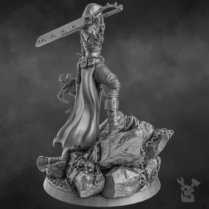 Sister Executioner (34mm and 70mm versions) by DakkaDakka 28/32mm Heroic Scale Miniature
