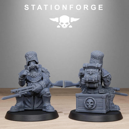 Grim Guard Royals by Station Forge 28/32mm Heroic Scale Miniature, 32mm tall, 10 Units
