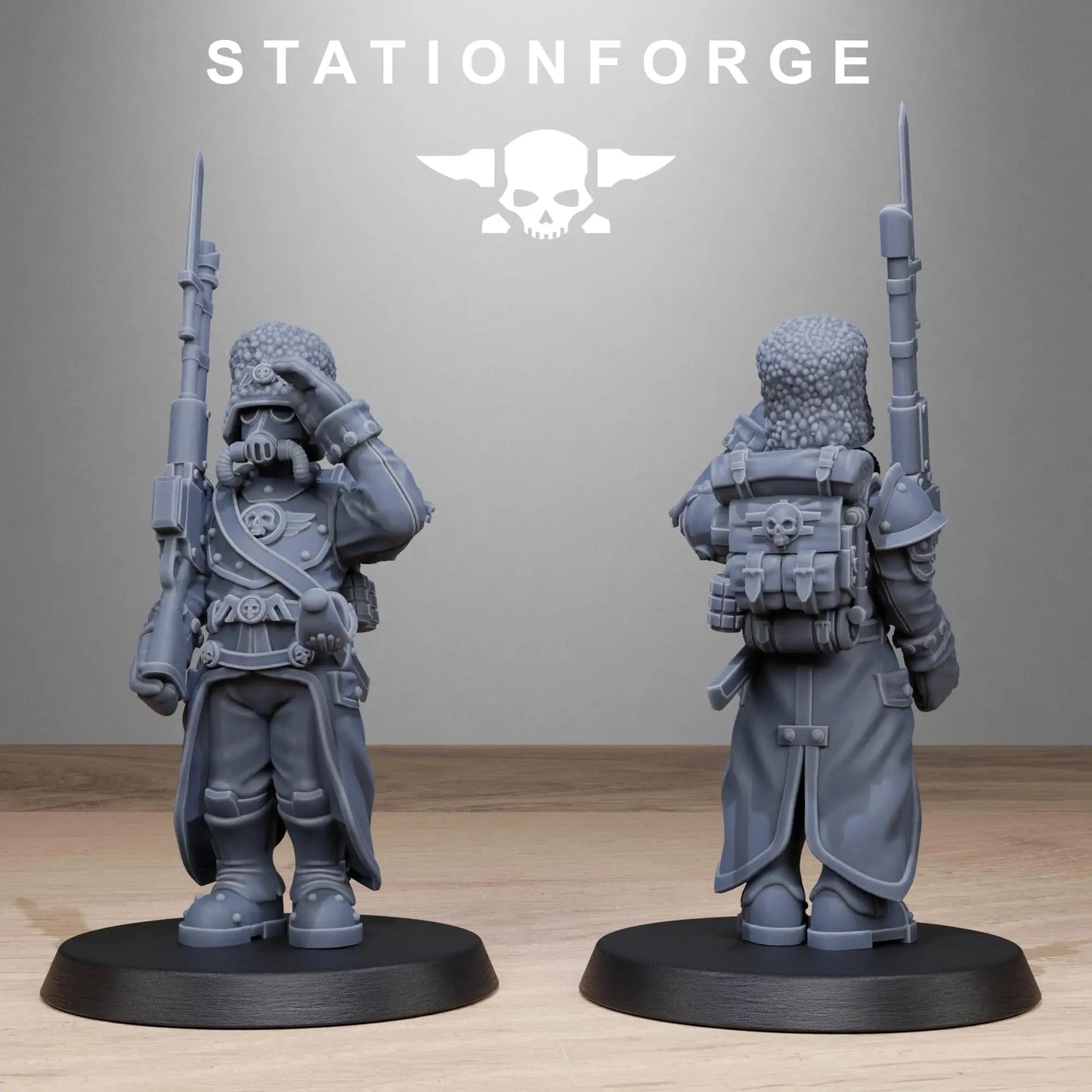 Grim Guard Royals by Station Forge 28/32mm Heroic Scale Miniature, 32mm tall, 10 Units