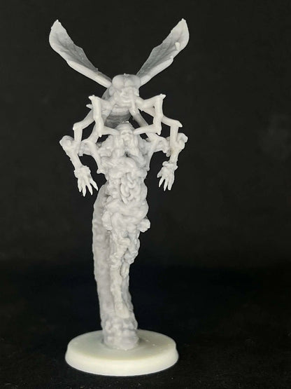 Malignant Fly Grail Thralls by Papsikels Miniature, 4 Figures, 28/32mm Scale, War Gaming, Proxy for Trench Crusade