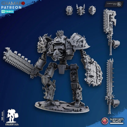 Impaler Titan by Ghamak Heroic 28/32mm Scale Miniature, 195mm tall, 170x109mm base