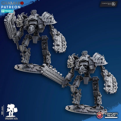 Impaler Titan by Ghamak Heroic 28/32mm Scale Miniature, 195mm tall, 170x109mm base
