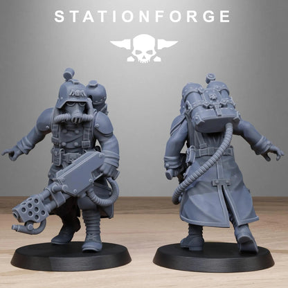 Grimguard Flamers by Station Forge 28/32mm Heroic Scale Miniature, 35mm tall, 10 Units