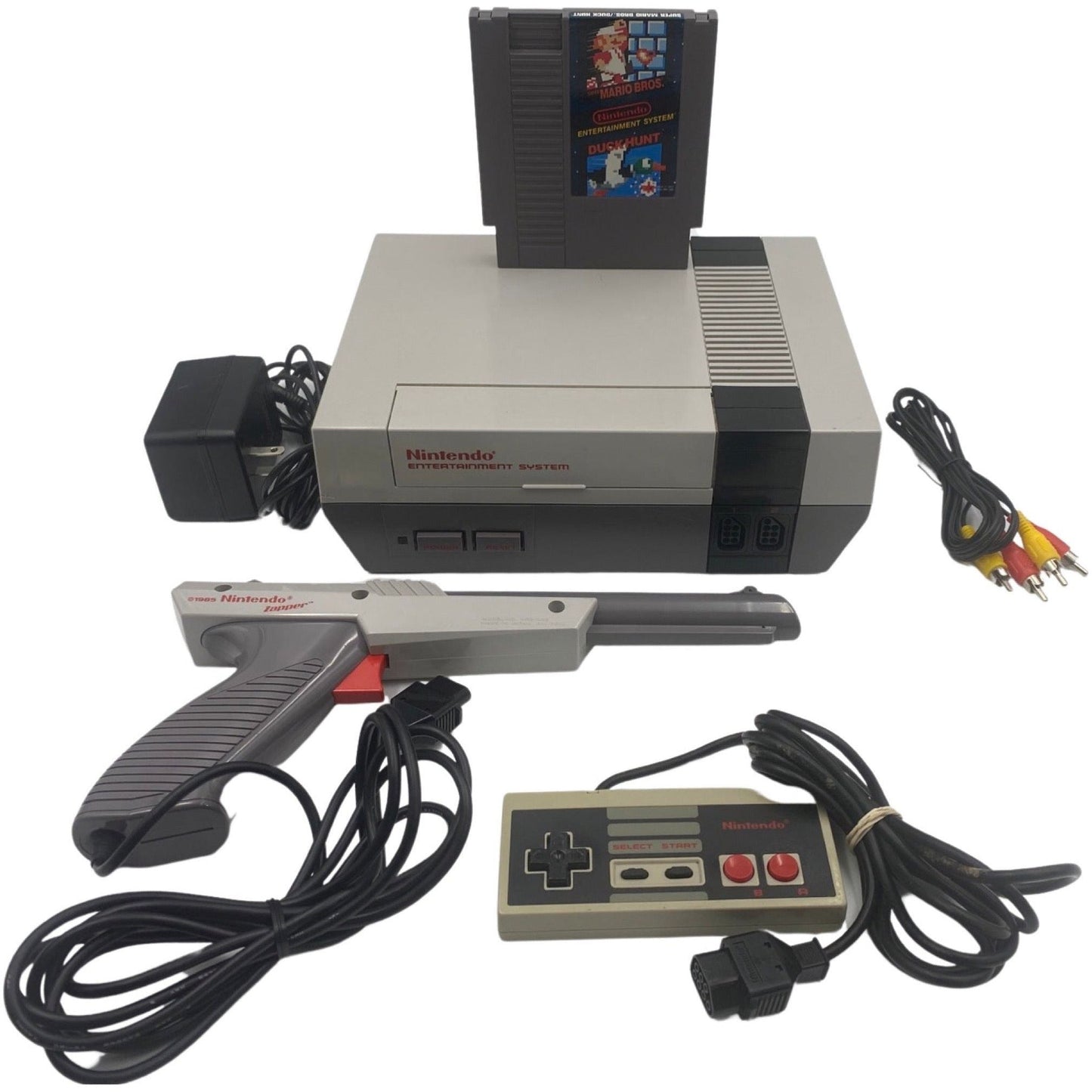 Nintendo NES Action Set With Game