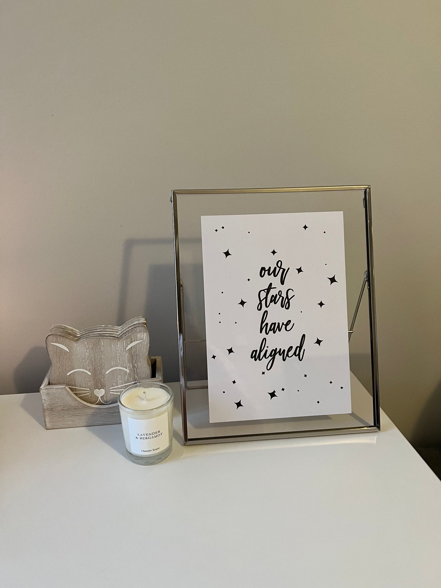 Our Stars Have Aligned Home Inspirational Wall Decor Quote Print by WinsterCreations™ Official Store