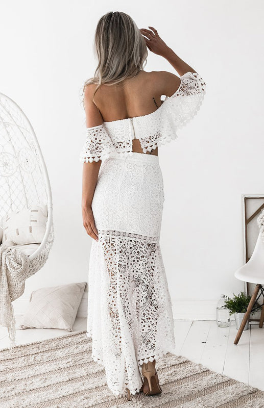 Ladies Casual Fashion Lace Suit Dress by BlakWardrob