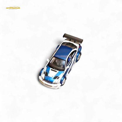 (Pre-Order) Ghost Player BMW E46 M3 GTR - White Blue Comic NFS Livery 1:64