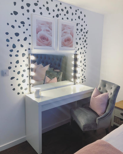 Assorted Shapes Wall Stickers Decal Bedroom Kids Nursery Dressing Room Home Decor Decal *Excludes Rose Gold & Chromes & Glitter Colours - ONE COLOUR/SHAPE PER A PACK by WinsterCreations™ Official Store