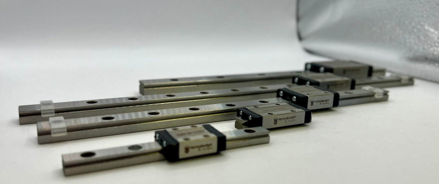 HoneyBadger MGN9H Stainless Steel Rails