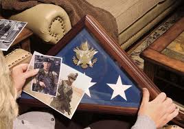 Memorial Flag Case - Burial Flag Box, Military Flag Case